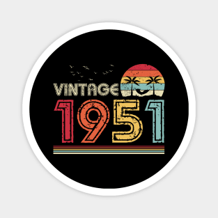 Vintage 1951 Limited Edition 70th Birthday Gift 70 Years Old Magnet